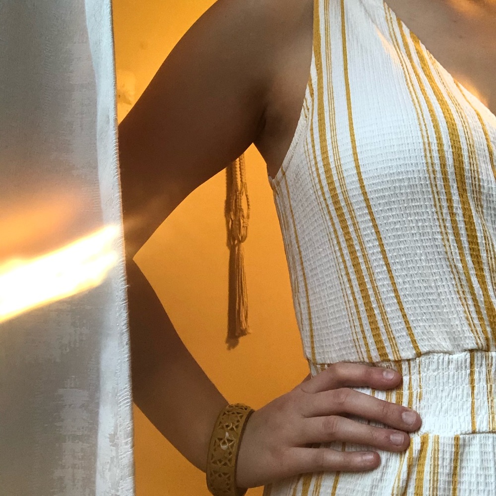 ✨ Love Tree // Wide Leg Hippie Jumpsuit - Picture 4 of 7